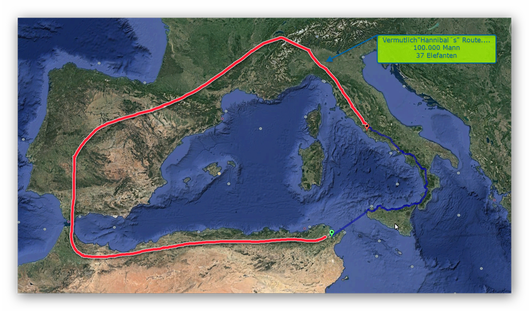 hannibals route